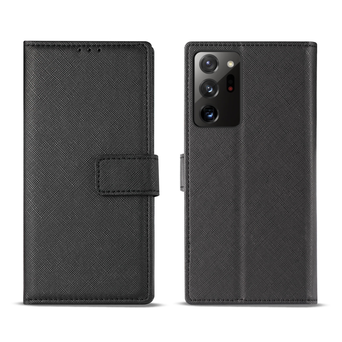 Slim Stand Case With Card Holder Slots Samsung Galaxy Note 20 Ultra In Black