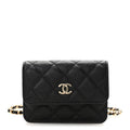 Caviar Quilted Belt Bag Black