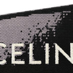 Sequin Asymetric Clutch  Black White