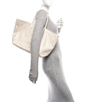 Goyardine Saint Louis Claire Voie PM White Pink