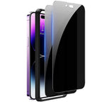 SAHARA - ZeroDamage Ultra-Strong+ Tempered Privacy Glass Screen Protector (2-Pack) - iPhone 14 Pro Max