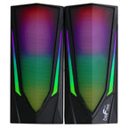 2.0 Computer Gaming Speakers with LED RGB Lights