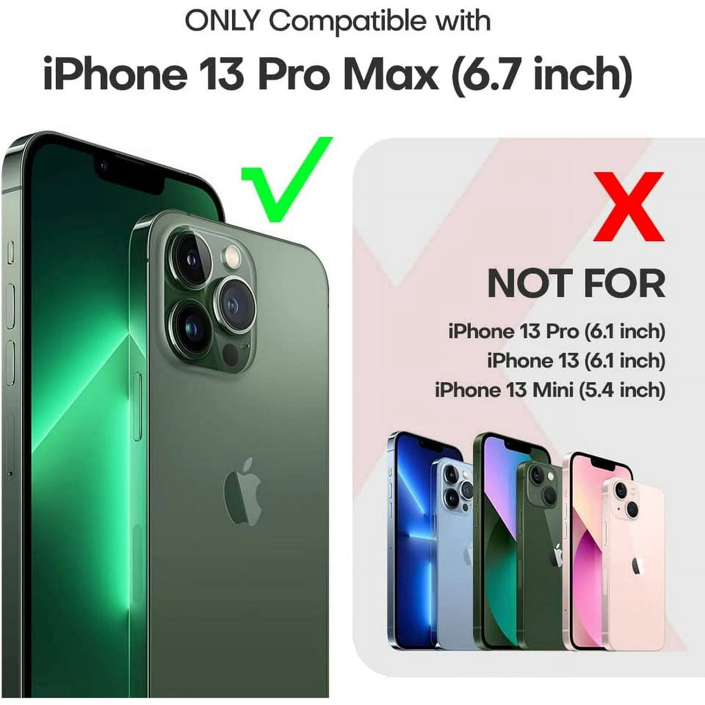 Entronix Case Compatible with iPhone 13 Pro Max - Triple-Layer Heavy Duty Protection