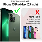 Entronix Case Compatible with iPhone 13 Pro Max - Triple-Layer Heavy Duty Protection