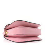 Snakeskin Calfskin Horsebit 1955 Shoulder Bag Blue Pink