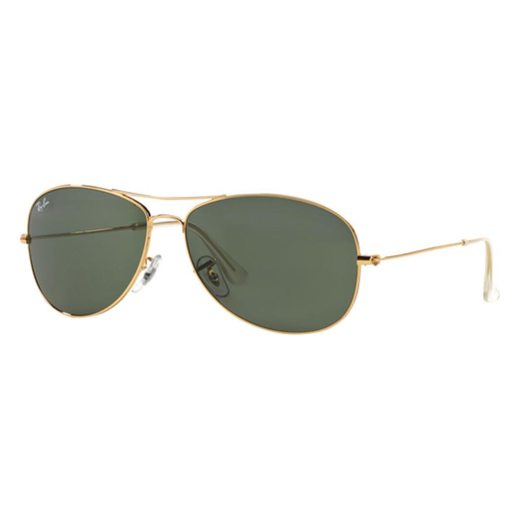 Ray-Ban Cockpit Pilot Gold Green Sunglasses RB3362