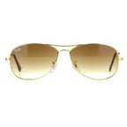 Ray-Ban Cockpit Pilot Gold Brown Gradient Sunglasses RB3362