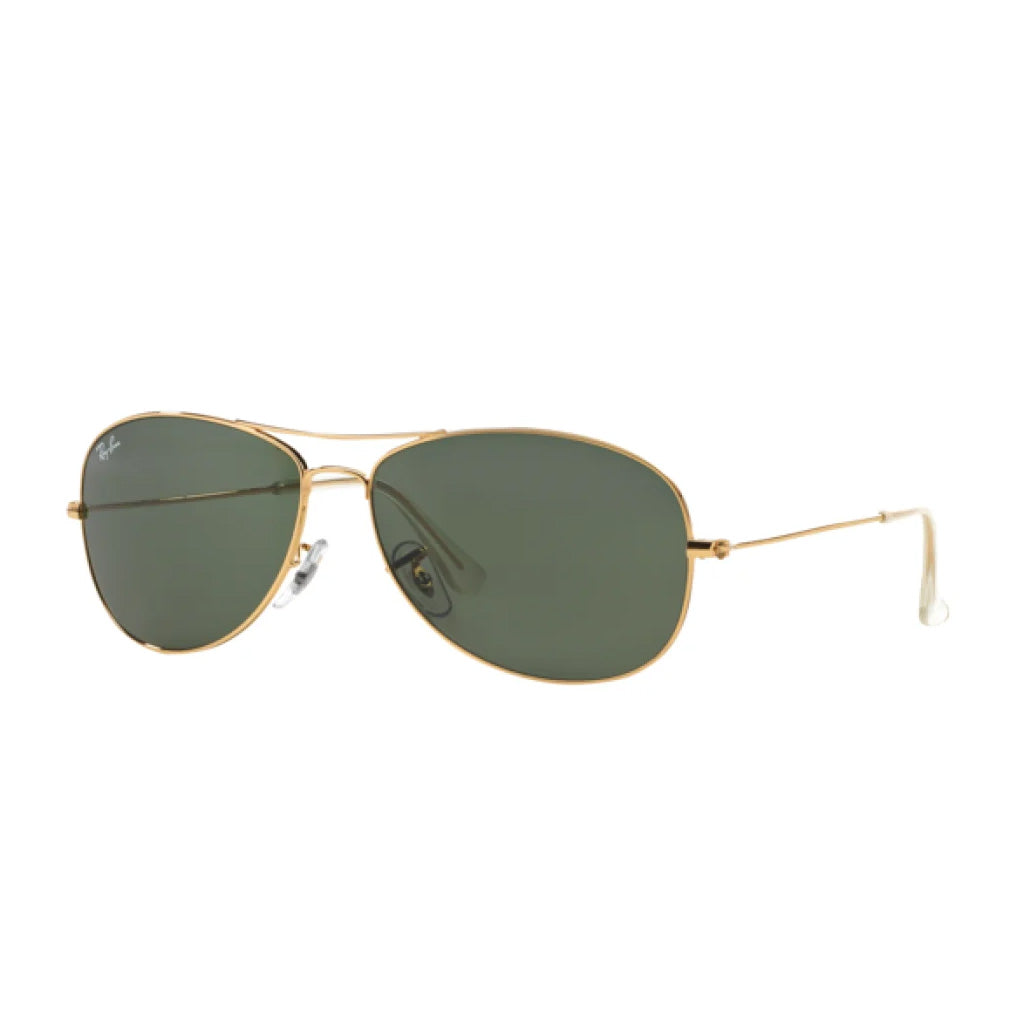 Ray-Ban Cockpit Pilot Polarized Gold Sunglasses RB3362