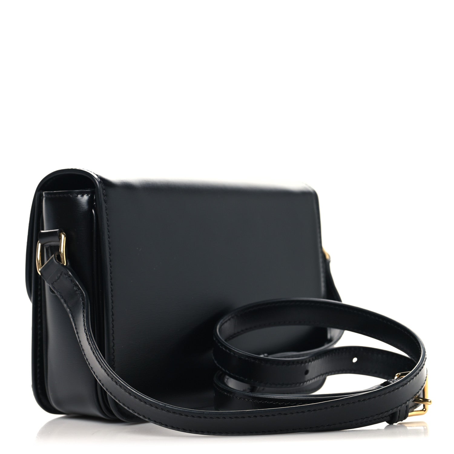 Shiny Calfskin Teen Triomphe Black