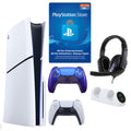 PS5 Slim with $25 PSN, Extra Controller & Accessories