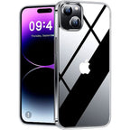 Entronix Case Compatible with iPhone 15 - [Hard Back] Slim Clear