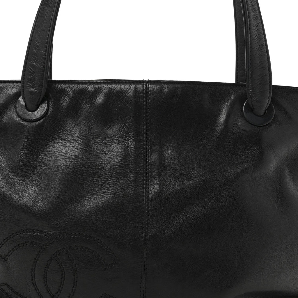 Lambskin CC Shoulder Bag Black