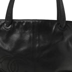 Lambskin CC Shoulder Bag Black