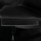 Zucchino Vitello Shoulder Bag Black Moro
