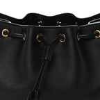 Soft Calfskin Mini Darling Bucket Bag Black