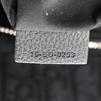 Oblique Mens Saddle Bag Black Blue