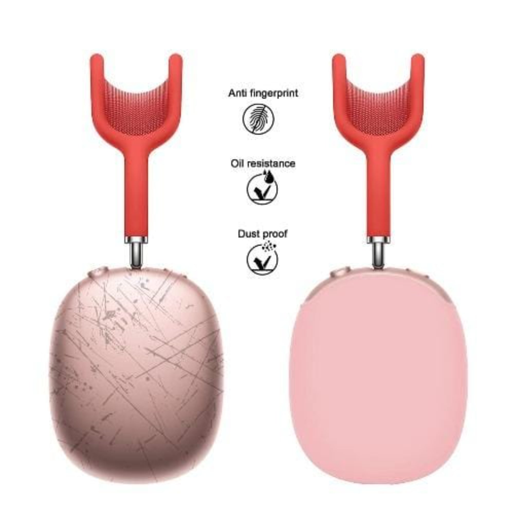SAHARA - Liquid Silicone Cover Case for Apple AirPods Max - Pink
