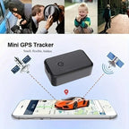 Portable Magnetic GPS Vehicle Locator - Instant hidden car locator with rechargeable battery, suitable for seniors and assets 2pcs, black