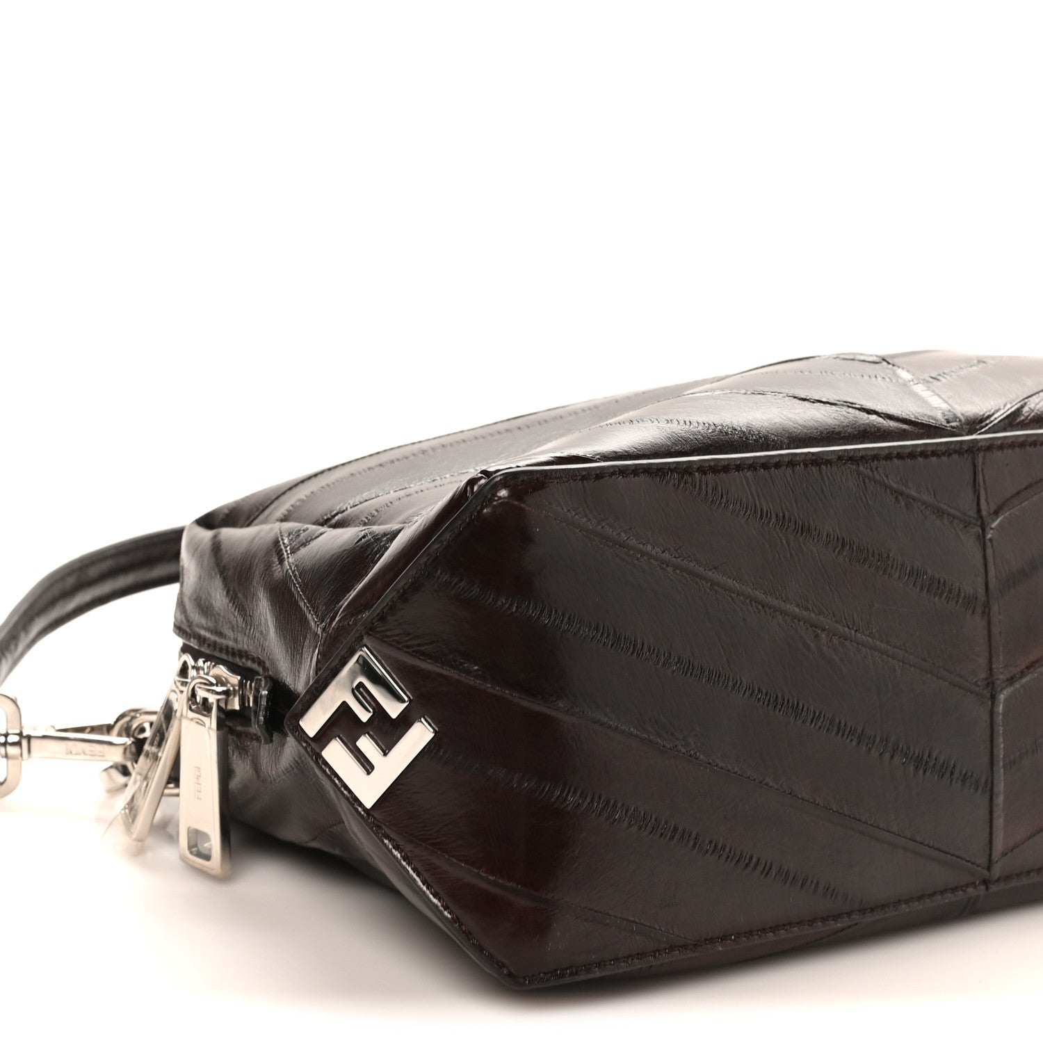 Eel Lui Medium Shoulder Bag Burgundy