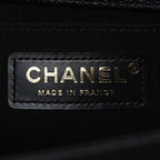 Caviar Quilted Medium Boy Flap Black