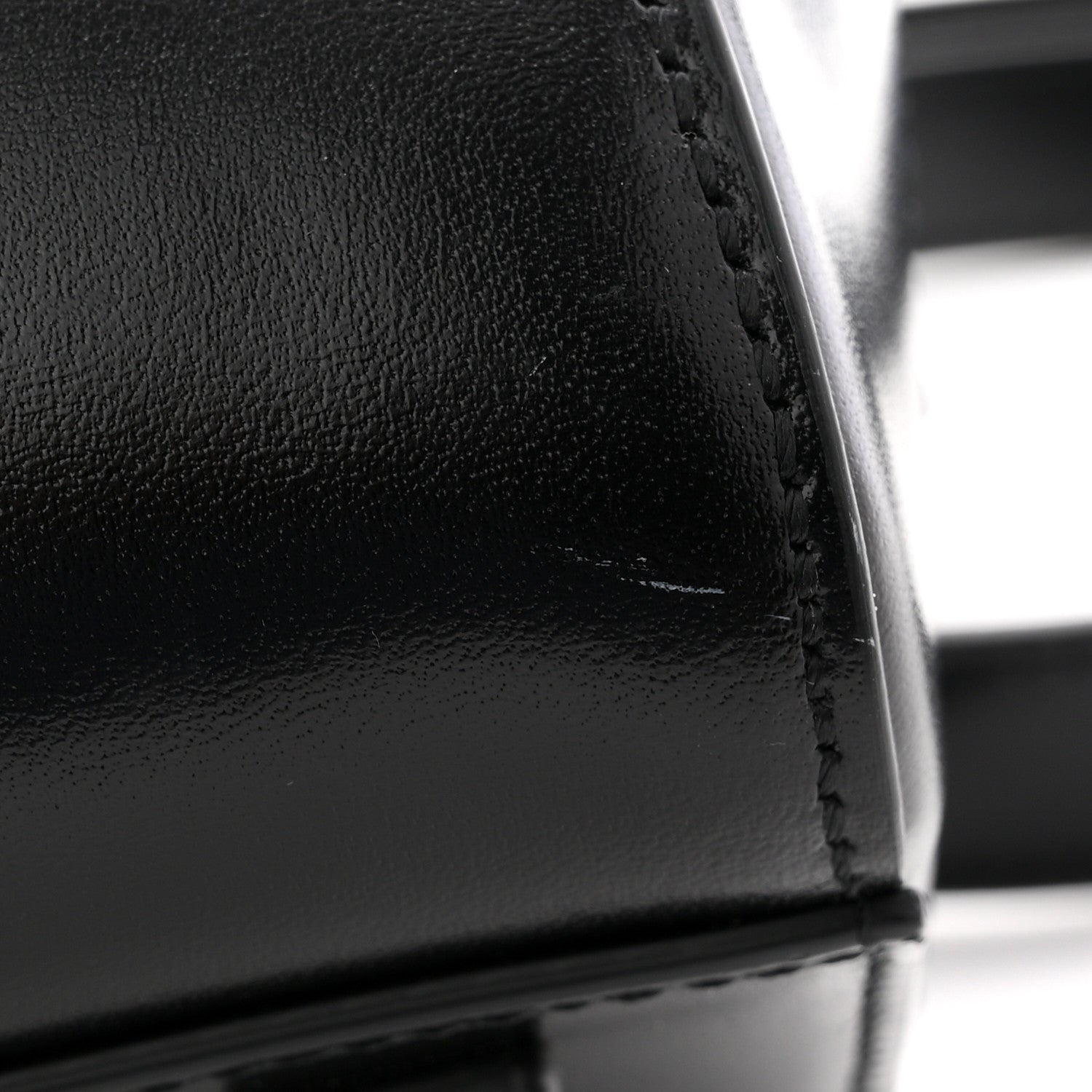 Shiny Lord Calfskin Mini Antigona Black
