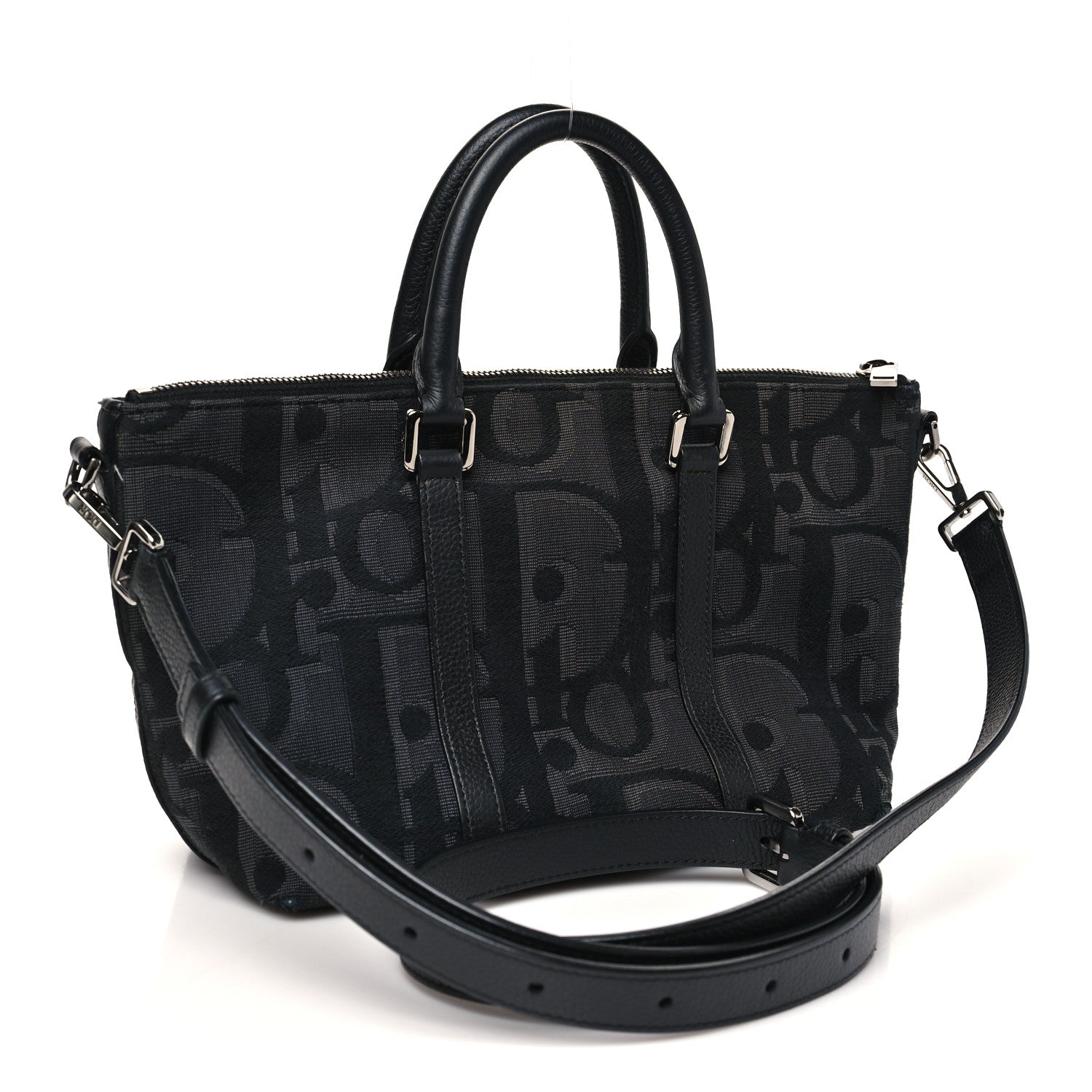 Maxi Oblique Jacquard Weekender 25 Black