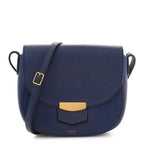Grained Calfskin Small Trotteur  Indigo