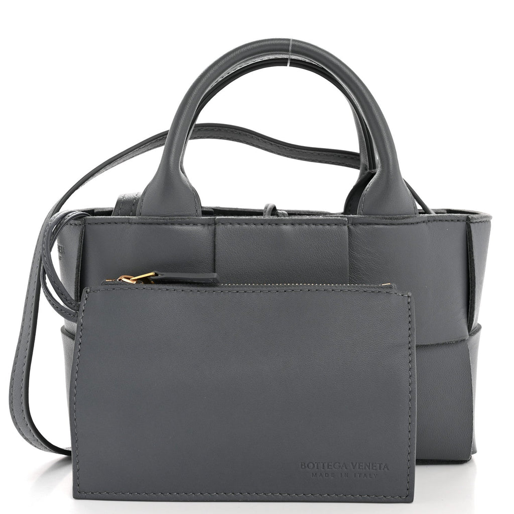Nappa Maxi Intrecciato Arco Tote Thunder