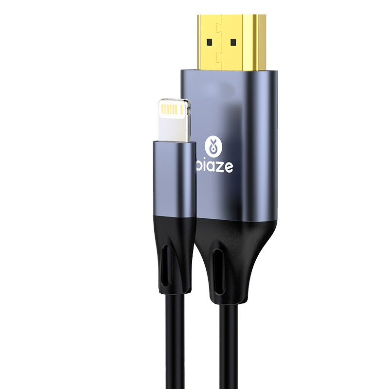 BIAZE Lightning To HDMI Adapter Cable 6.6ft