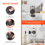 Mag Vac Magnetic Phone Mount with Vacuum Suction Cup Base