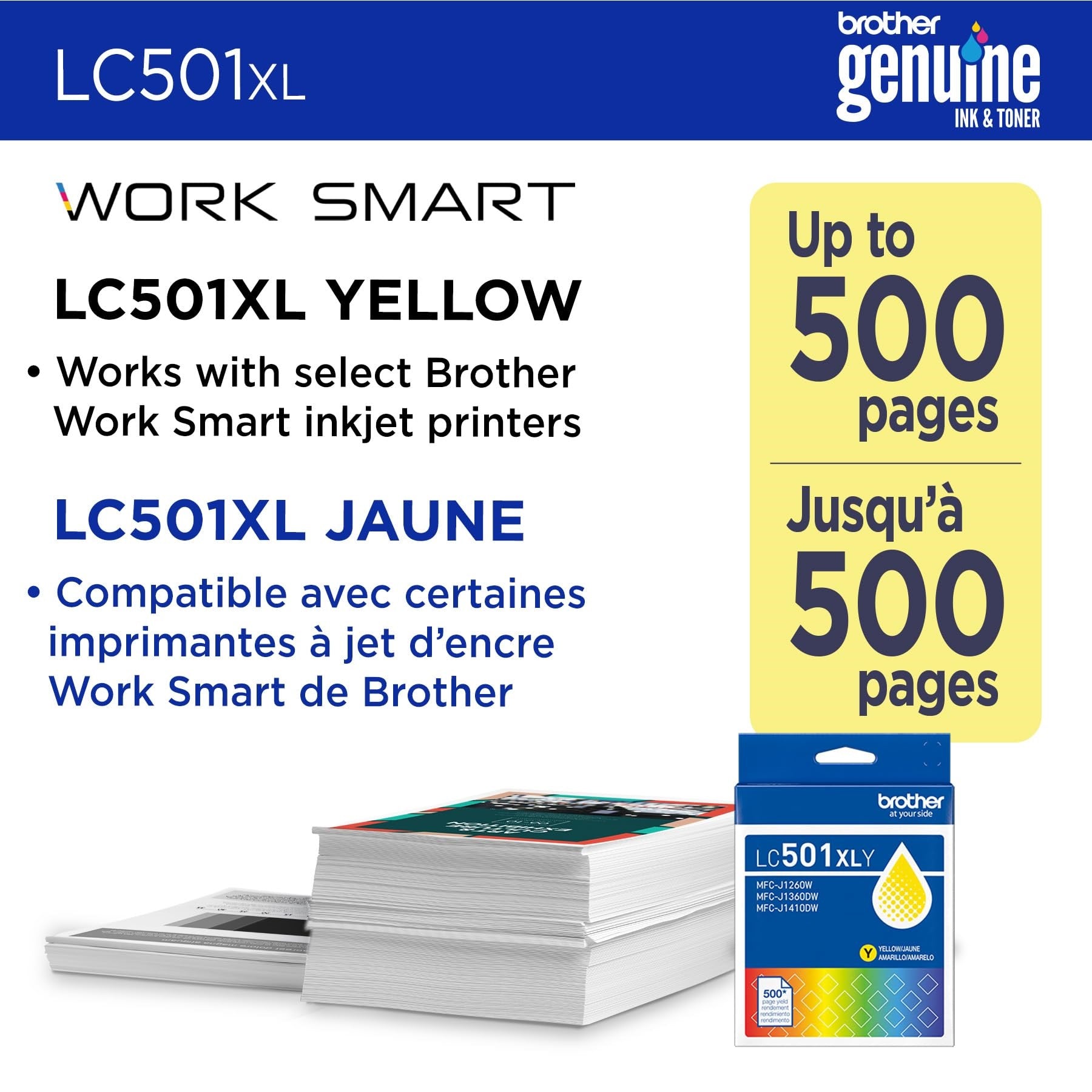 Genuine LC501XLY High Yield Yellow