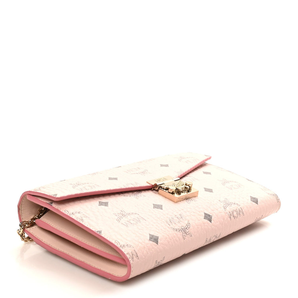 Visetos Medium Patricia Wallet On Chain Soft Pink