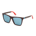 Marc Jacobs Women's  Square Sunglasses Burgundy Blue
