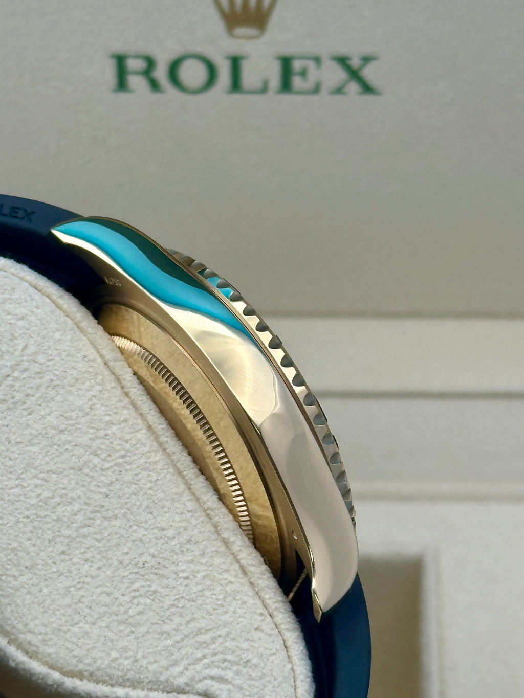 Rolex Yellow Gold Yacht-Master 42  - Black Dial - 226658
