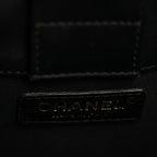 Calfskin Quilted Hobo Black