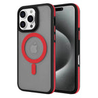 Entronix [Magnetic] Case Compatible with iPhone 16 Pro - Translucent Matte Back w/ Rugged Edges