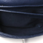 Caviar Quilted Medium Urban Companion Flap Navy
