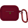 SAHARA - Venture Series Silicone Combo Kit Case for Apple AirPods (3rd Generation) - Burgundy