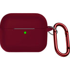 SAHARA - Venture Series Silicone Combo Kit Case for Apple AirPods (3rd Generation) - Burgundy