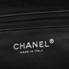 Caviar Quilted Timeless Clutch Black