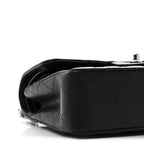 Caviar Quilted Small Double Flap Black