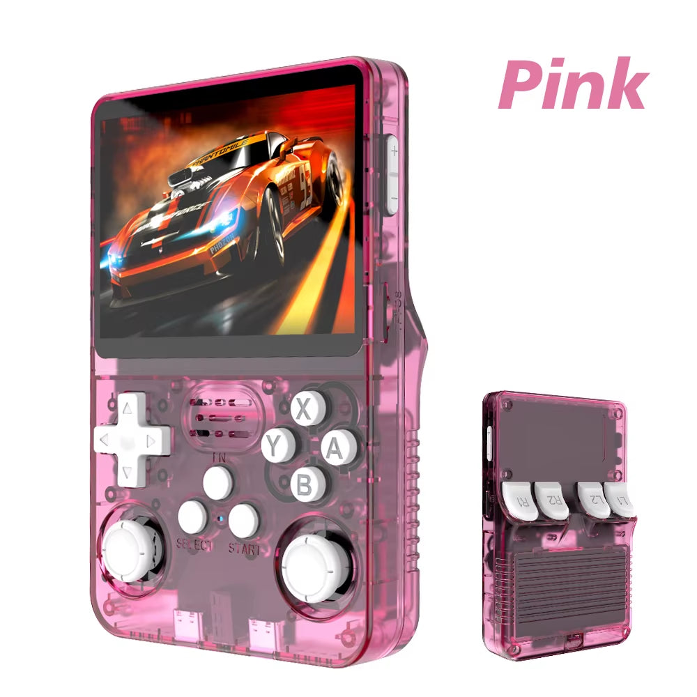 R36S Retro Handheld Game Console - 128GB, Linux System, 3.5 Inch IPS Display, Portable Gaming Device, Ideal Gift for Kids