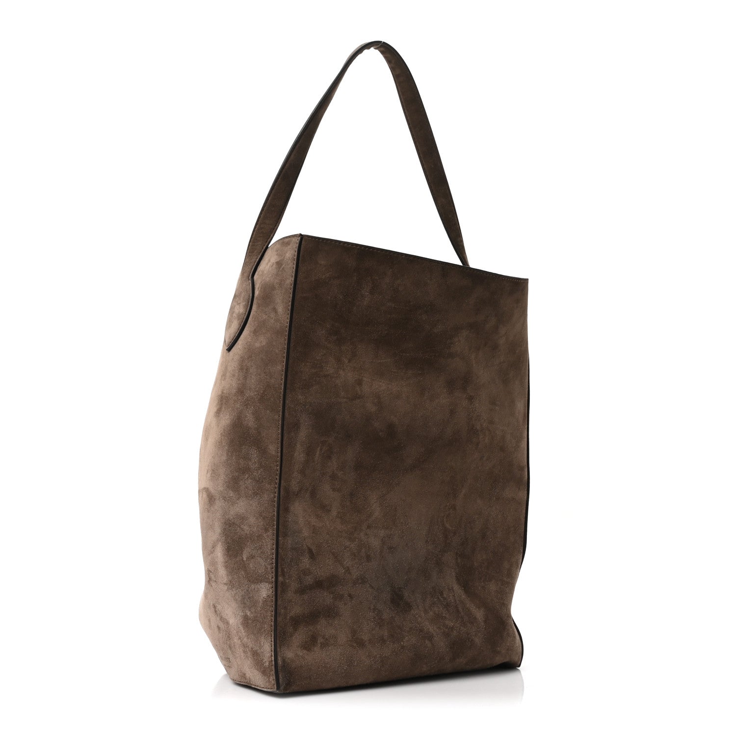Suede Calfskin Frida Tote Brown