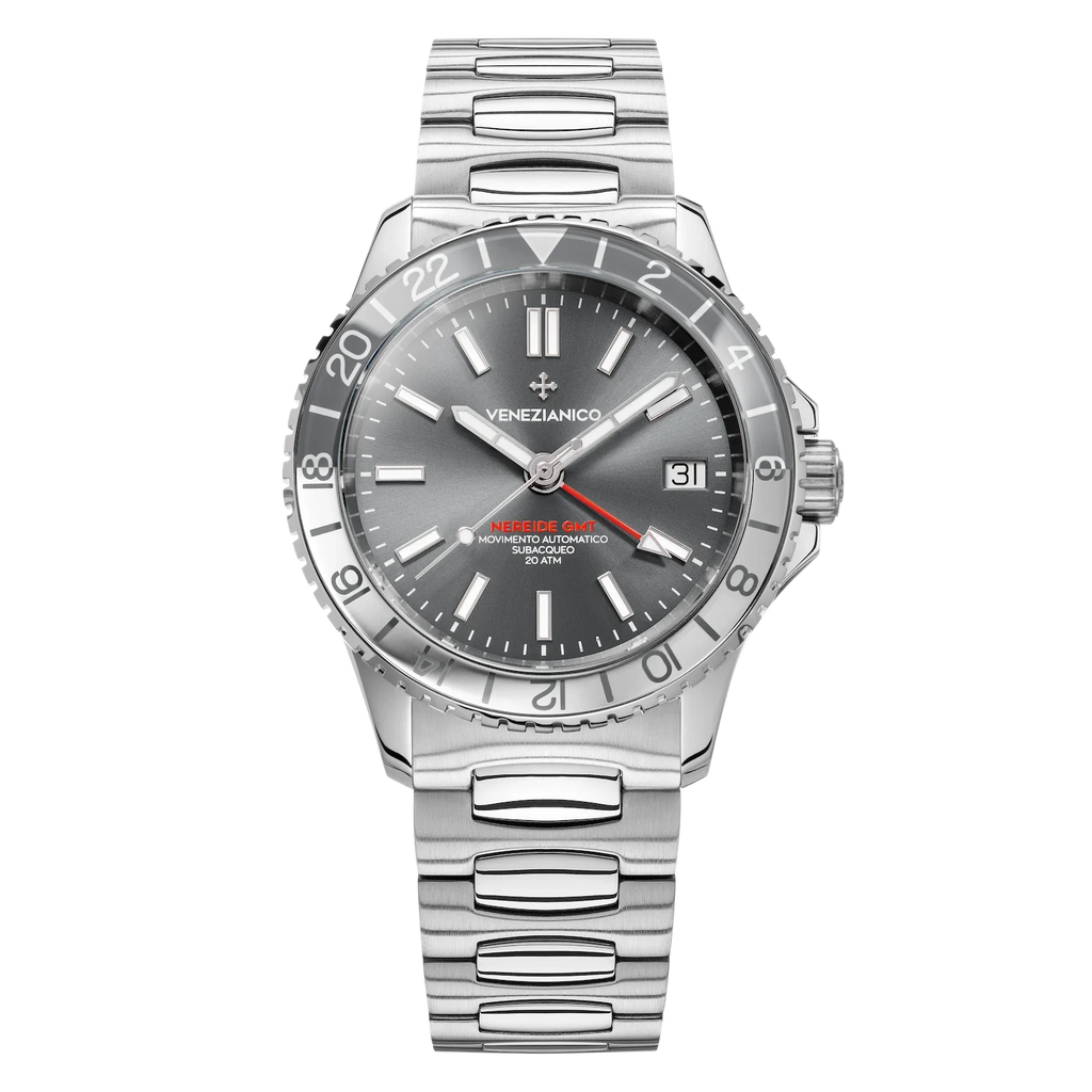 Venezianico Automatic Watch Nereide GMT Grey