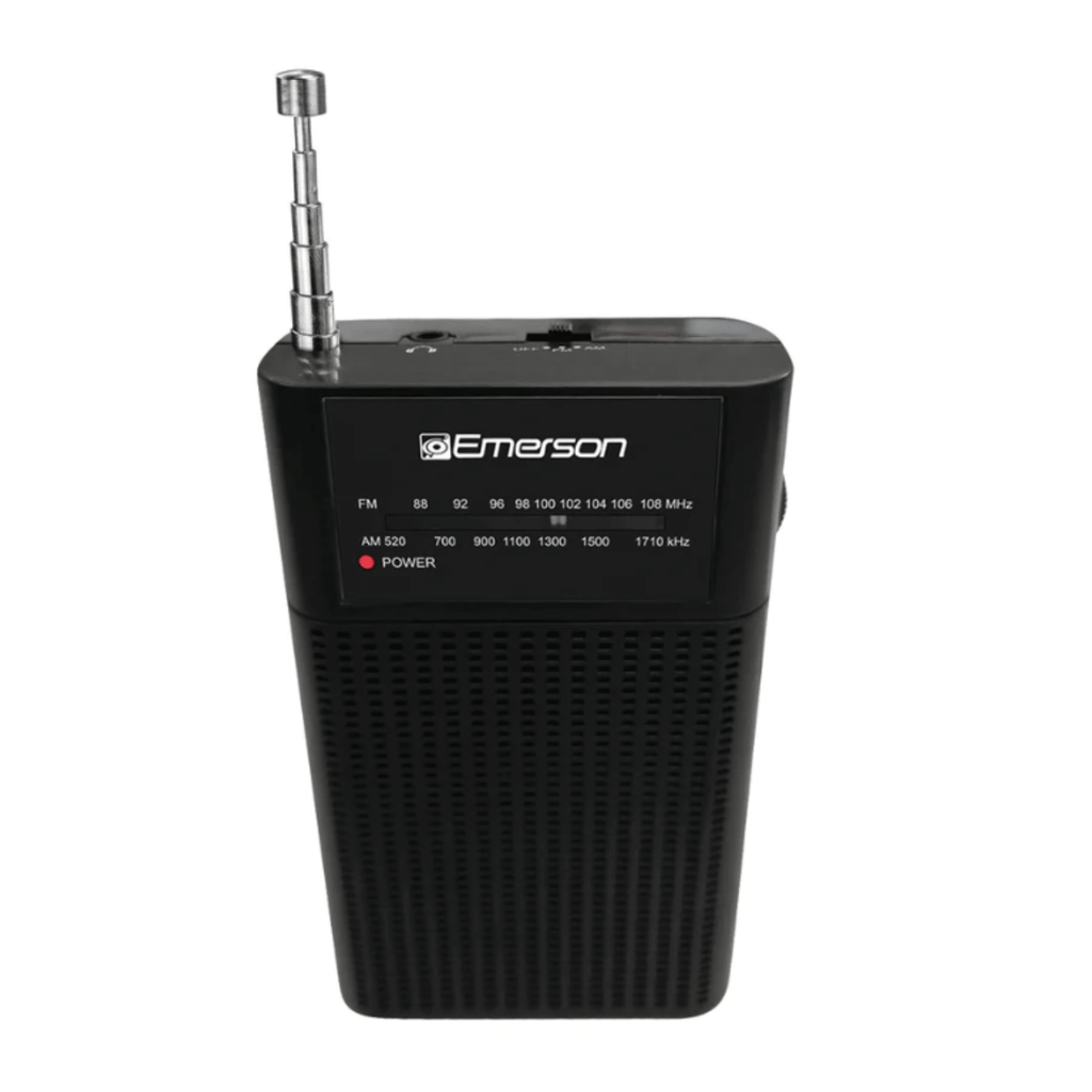 Portable AMFM Radio with Built-In Speaker