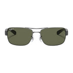 Ray-Ban Gunmetal Green Sunglasses RB3522