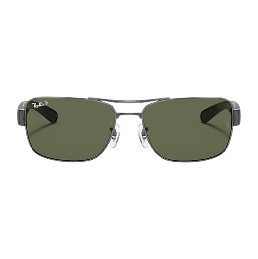 Ray-Ban Gunmetal Green Sunglasses RB3522