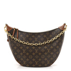Reverse Monogram Loop Hobo