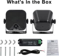 4-Inch 100W Heavy-Duty Waterproof Marine Bluetooth Speakers for Surface Mounting on Campers, Skid Steers, ATVs, UTVs, RZRs, and Golf Carts