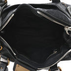 Calfskin Medium Paddington Satchel Bleu Nuit